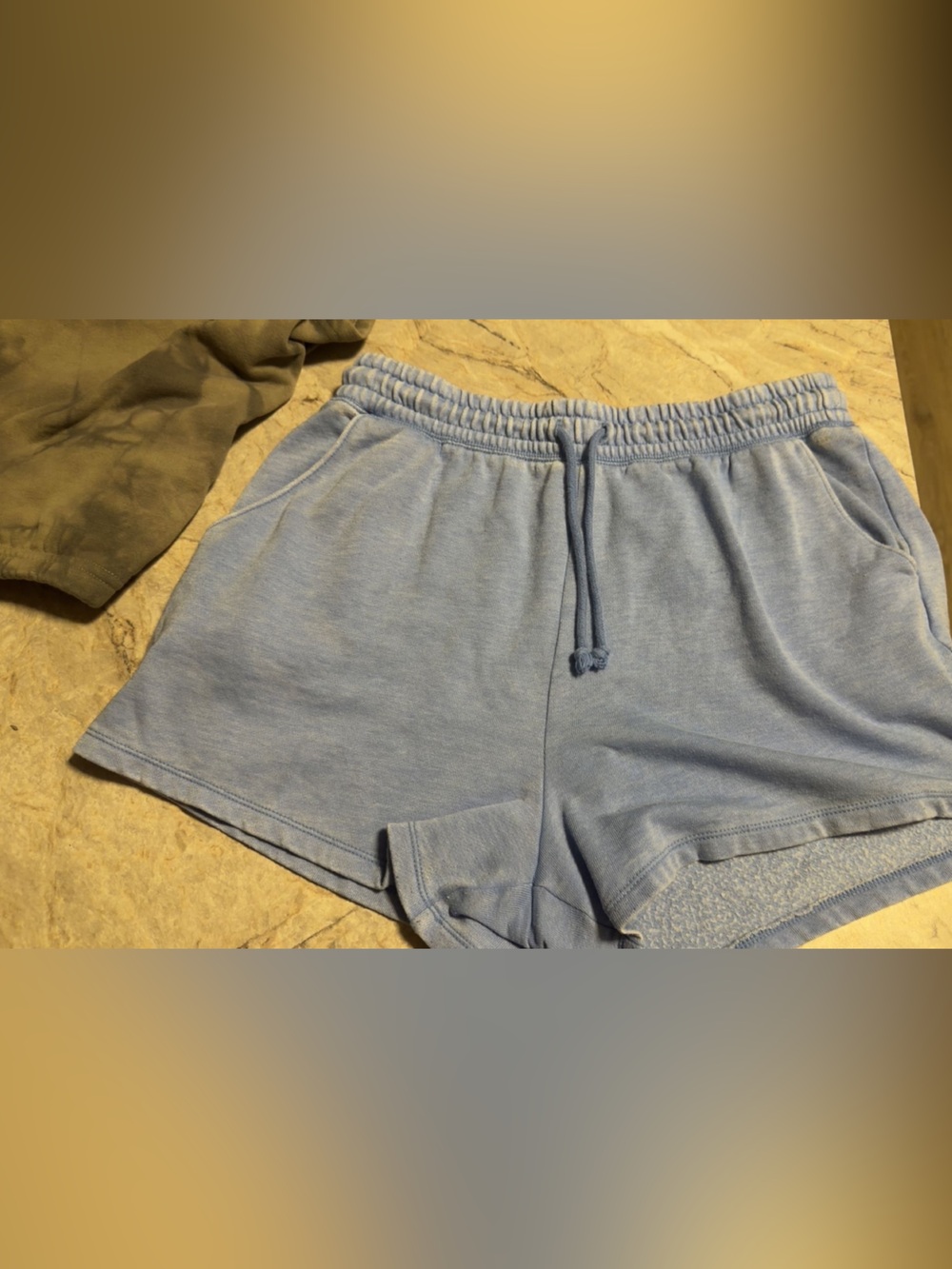 Aeropostale Women’s Light Blue Athletic Fleece Shorts